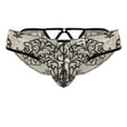 thumbnail image 1 of CandyMan Fashion Briefs 99830 Color Nude-Black Size S/M, 1 of 5