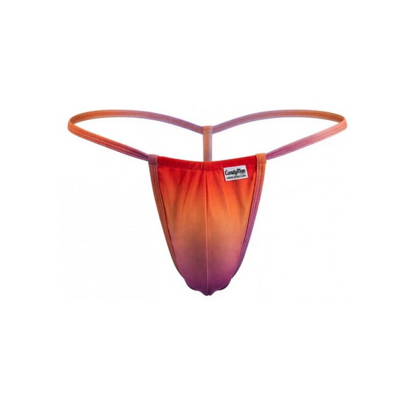 CandyMan Fashion Style 9586 G-String Color Orange Print Size M