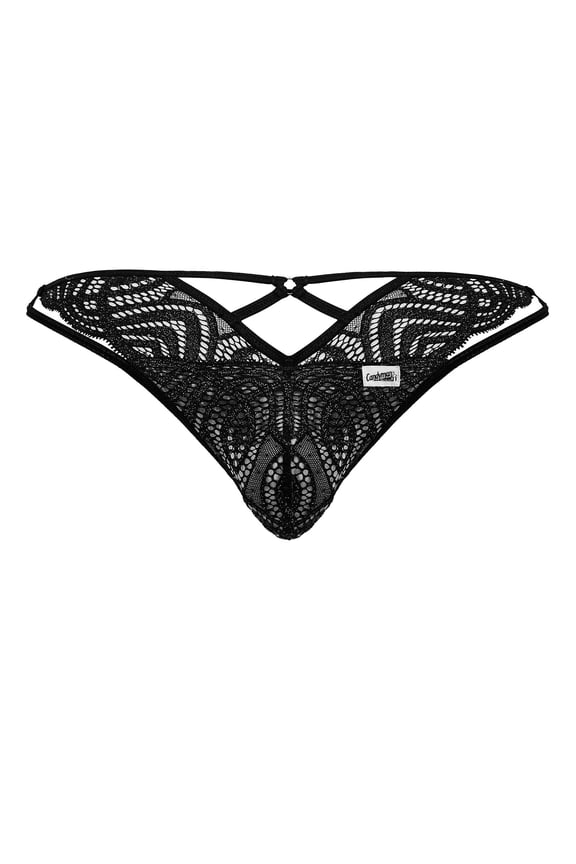 Fashion Thongs 99829 Color Black Size S/M