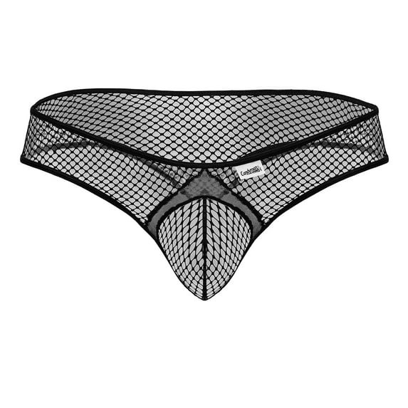 CandyMan Fashion Thongs Color Black Size L/XL