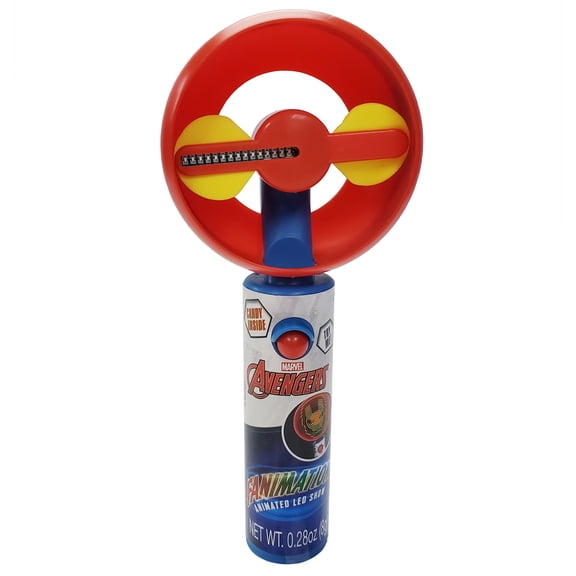 CandyRific Fanimation LED Marvel Avengers Toy Fan with Candy, Halloween Candy