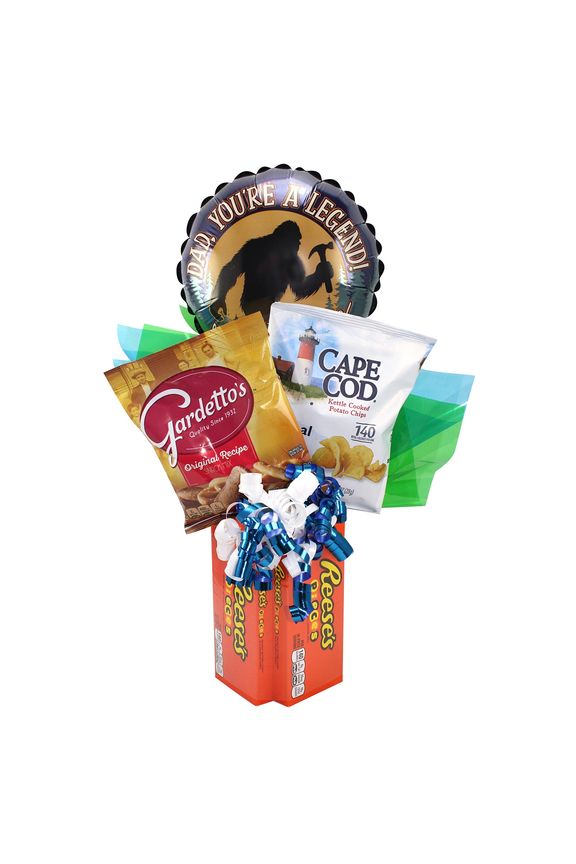 , Fathers Day Reeses Pieces, Gift Assortment, 2 Count Base, Sweet Crunchy Bites
