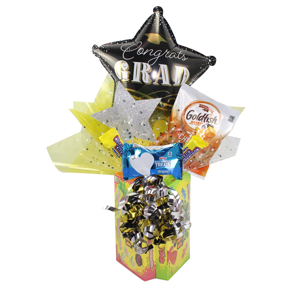 Candyblossom, Graduation SourPatch , Gift Assortment, 2 Count Base, Sweet Crunchy Bites