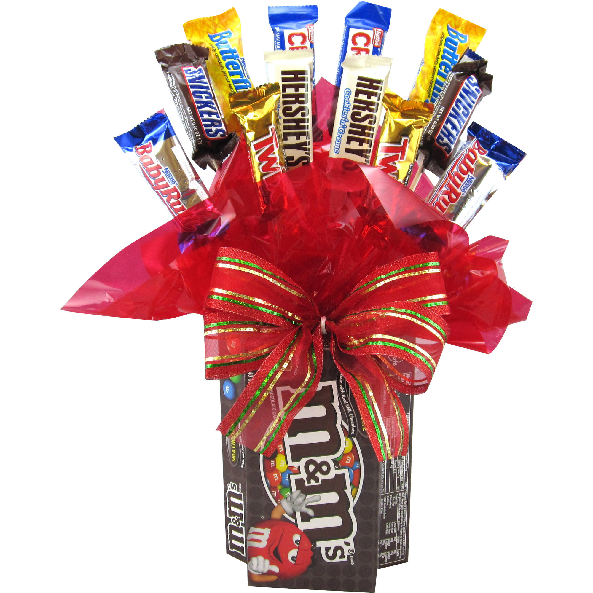 Candyblossoms M&M'S Assorted Candy Holiday Gift Basket, 15 pc - image 1 of 1
