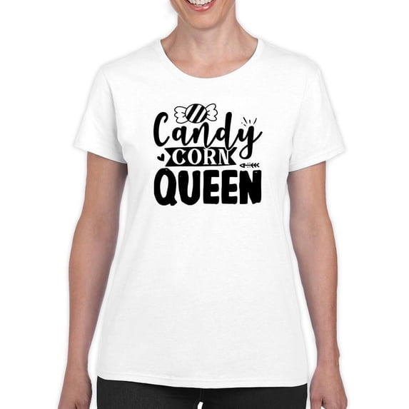 Candycorn Queen T-Shirt Women -Image by Shutterstock, Female 3X-Large