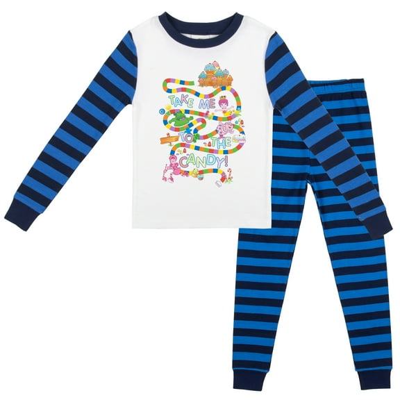 Candyland Board Boy's 2-Pack Pajama Set-Small
