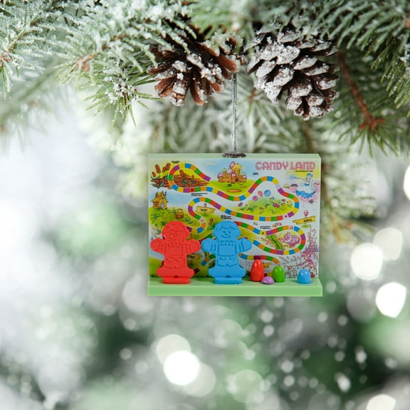 Candyland Hanging Christmas Ornament, 3.5 inches Wide, Multi-Color, Plastic