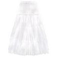 thumbnail image 1 of Candyland Petticoat Skirt for Girls - Underskirt and Kids White Half Slip Poodle Skirt Perfect for Formal Dress (Size 16), 1 of 6