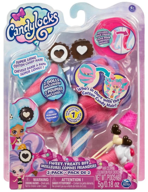 Candylocks Sweet Treats BFF Cora Creme & Charli Chip 2-Pack