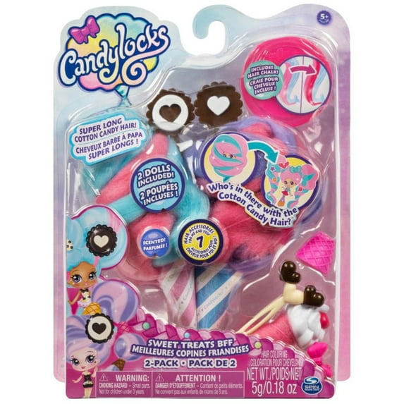 Candylocks Sweet Treats BFF Cora Creme & Charli Chip 2-Pack
