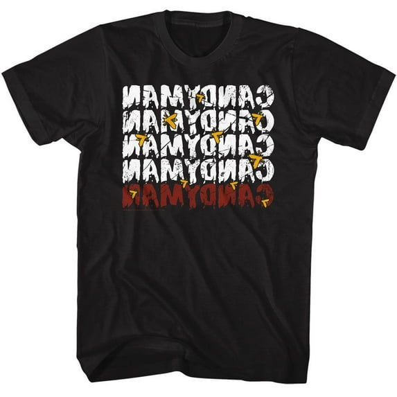 Candyman Mirror Repeat Black Adult T-Shirt Xl