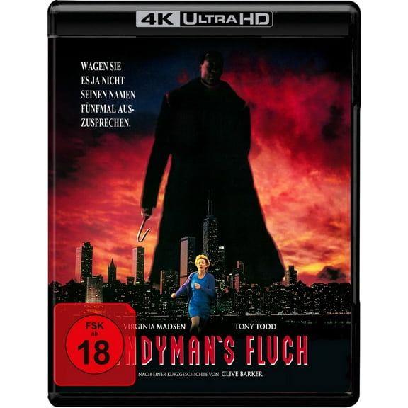 Candyman  Unrated (4K Ultra HD Blu-ray + Blu-ray) (4K Ultra HD) Tony Todd Bernard Rose