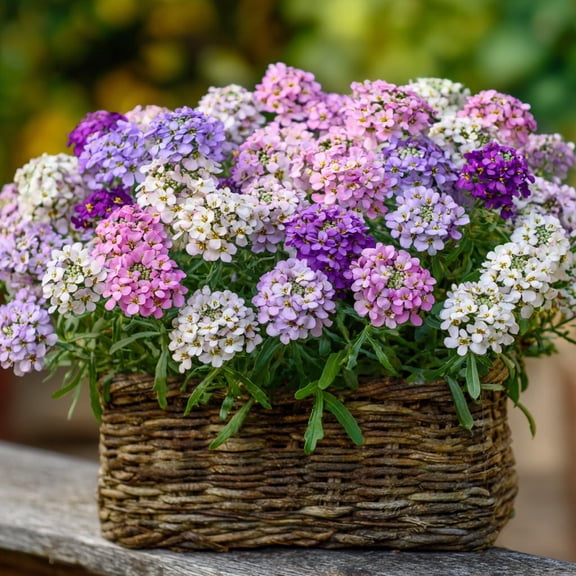 Candytuft Mixed Color 200 Seeds | Heirloom Iberis umbellata for Gardens & Borders