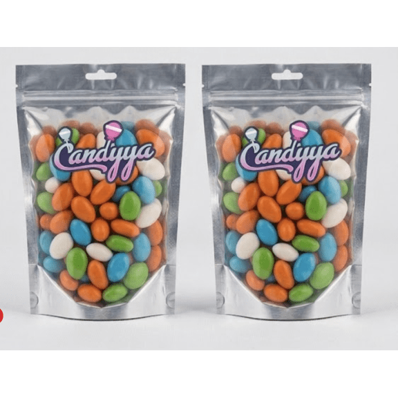 Candyya Jordan Almonds Candy Multi color for Snacks, Wedding, Party  , 11 oz (2 bags)