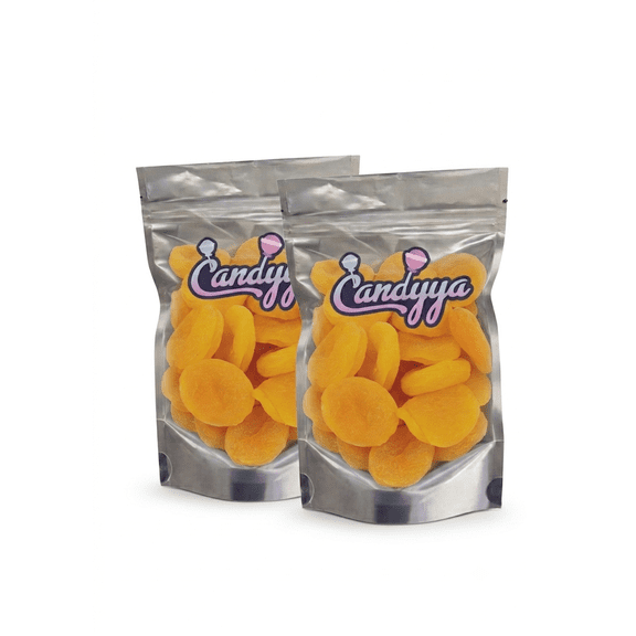 Candyya Turkish Dried Apricots Sweet and Fruity No Sugar added 9 oz (2 bags)