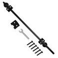 Cane Bolt Gate Drop Rod Kit 12 inch/18 inch Heavy Duty Iron Gate Ground