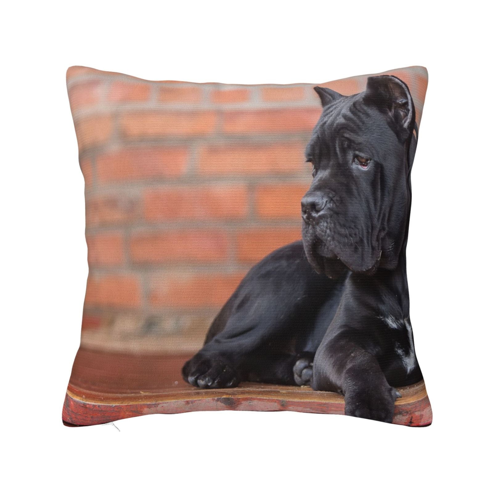 Cane Corso Big Black Dogs Pets Pillow Cover Decorative Throw Pillowcase