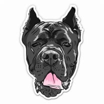 Cane Corso Dog - 3" Vinyl Sticker - For Car Laptop Water Bottle Phone - Waterproof Decal