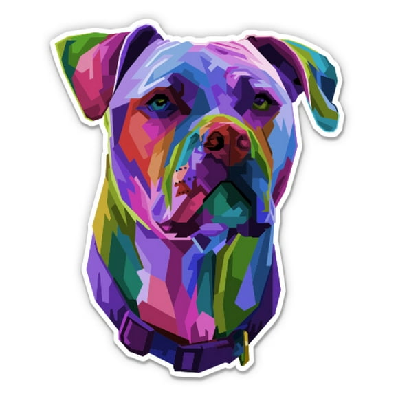 Cane Corso Dog Colorful - 5" Vinyl Sticker - For Car Laptop I-Pad - Waterproof Decal
