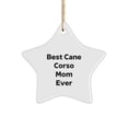 thumbnail image 1 of Cane Corso Dog Lover's Star Ornament, 'Best Mom Ever' Quote, Gifts from Family, Unique Christmas Unique Gifts for Cane Corso Dog Owners, Friends, or Coworkers, 1 of 4