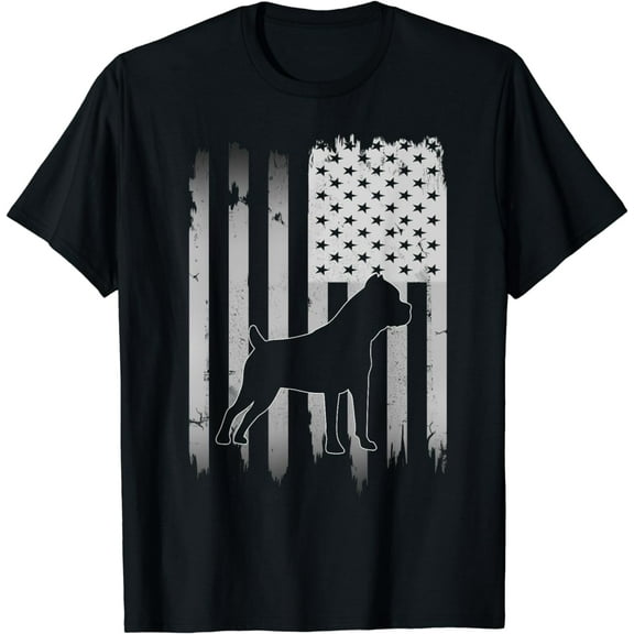 Cane Corso Dog USA American Flag 4th of July Patriotic Gift T-Shirt