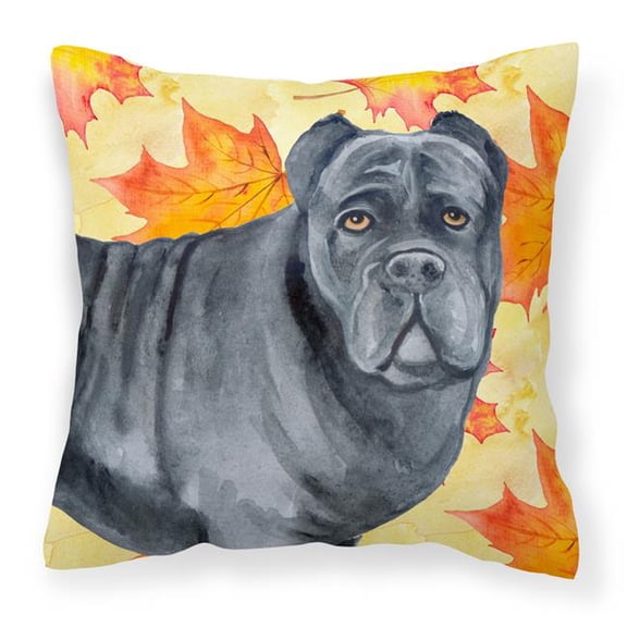 Cane Corso Fall Fabric Decorative Pillow