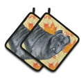 thumbnail image 1 of Cane Corso Fall Pair of Pot Holders, 1 of 1
