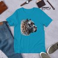 thumbnail image 1 of Cane Corso History Unisex t-shirt (Aqua, L), 1 of 1