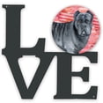 thumbnail image 1 of Cane Corso Love Metal Wall Artwork LOVE Red, 1 of 2