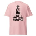 thumbnail image 1 of Cane Corso Mom T-Shirt, Dog Lover Tee, Best Dog Mom Ever T-Shirt (Light Pink, M), 1 of 4