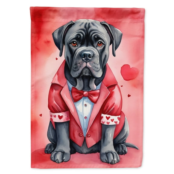 Cane Corso My Valentine Garden Flag 11.25 in x 15.5 in