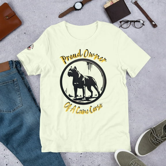Cane Corso Owner Unisex t-shirt (Citron, L)