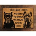 thumbnail image 1 of Cane Corsos Door Mat, We Know You are Here Door Mats, Cane Corsos Funny Doormat, Cane Corso Welcome Mats, Cane Corso Mat, Cane Corsos Home Kitchen Doormat Bedroom Doormat 18x30 inch, 1 of 5