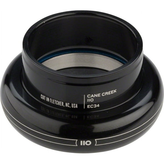 Cane Creek 110 EC34/30 Bottom Headset Black Stainless Steel Bearings