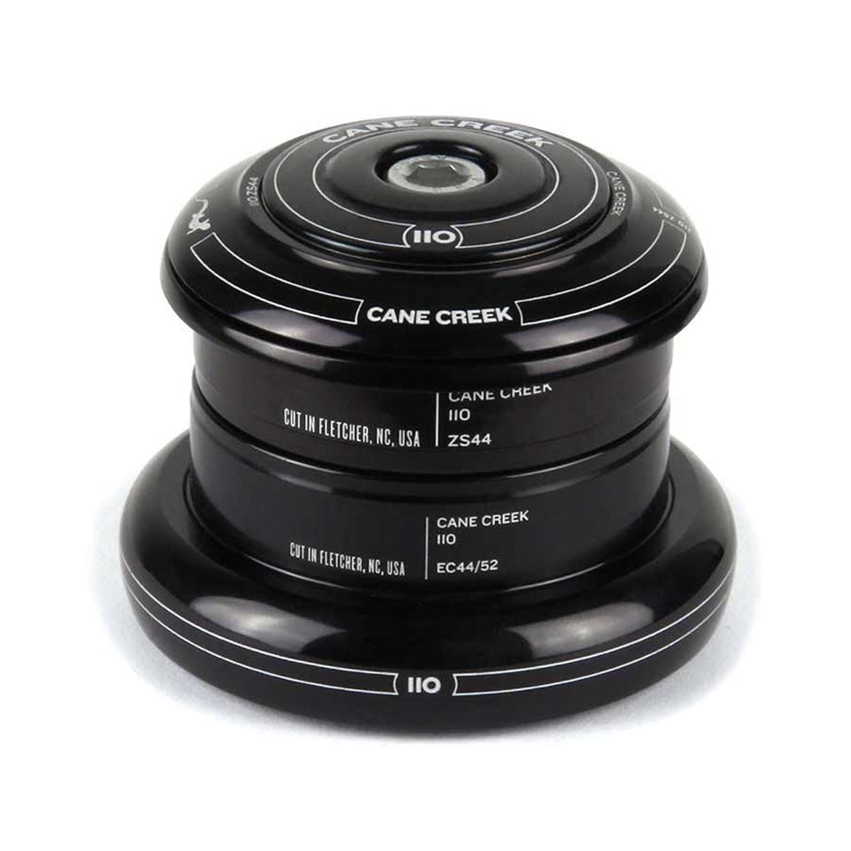 Jeu De Direction Cane Creek 110 Céramique - ZS44/28.6 & ZS56/40, Argent/noir, Neuf