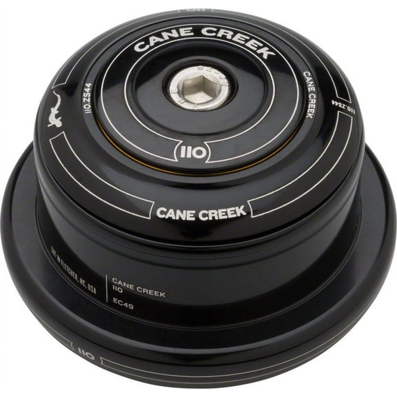 Cane Creek 110 ZS44/28.6 EC49/40 Headset Black Sealed Stainless Bearings