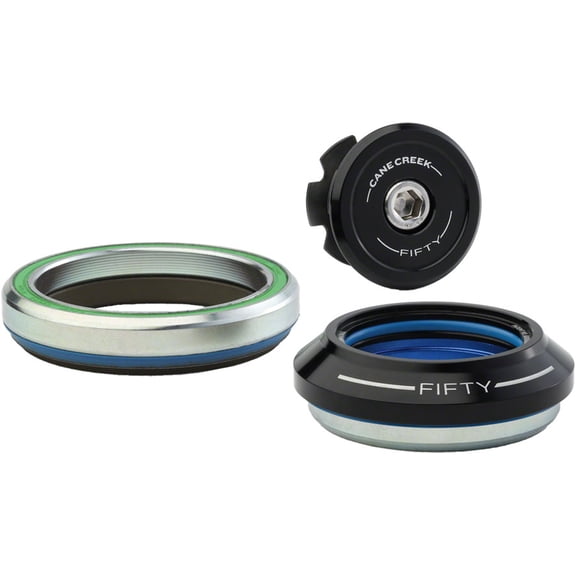 Cane Creek 50 Headset - IS41/28.6/H9 Upper | IS52/40 Lower, Tapered, Black