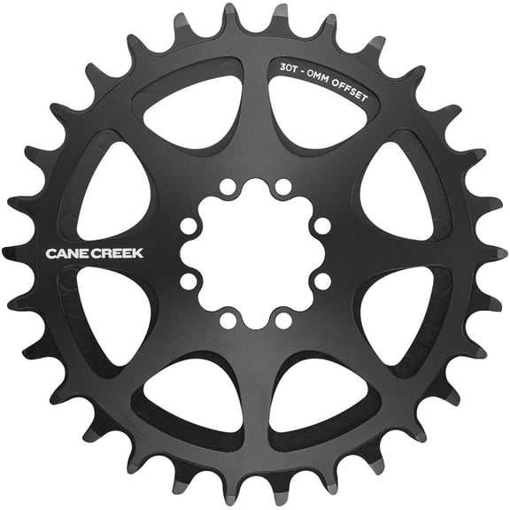 Cane Creek Direct Mount Chainring - 30t, 8-Bolt Direct Mount, 0mm Offset, Black