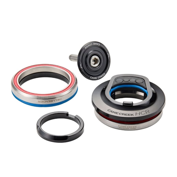 Cane Creek HCR Headset - Hidden Cable Routing, IS52/28.6/H7 Upper | IS52/40 Lower, Tapered, Black