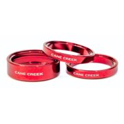 Cane Creek Interlok Chroma Studio Headset Spacer Kit - 1 10mm, 2 5mm, Red