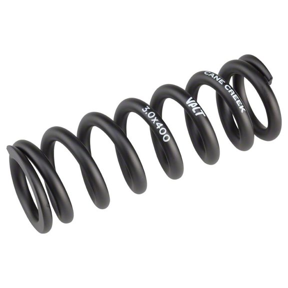 Cane Creek VALT Lightweight Steel Spring for Coil Shock 3.00"/76mm x 400lbs Blk