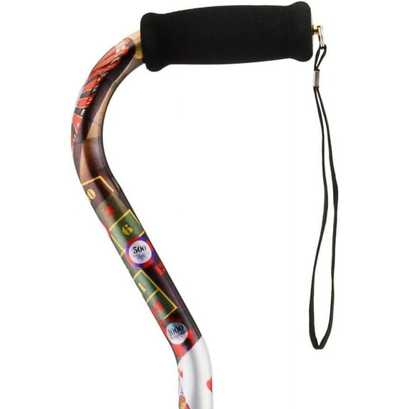 Cane Offset Casino Day With Strap - 1 Each / Each - 3004