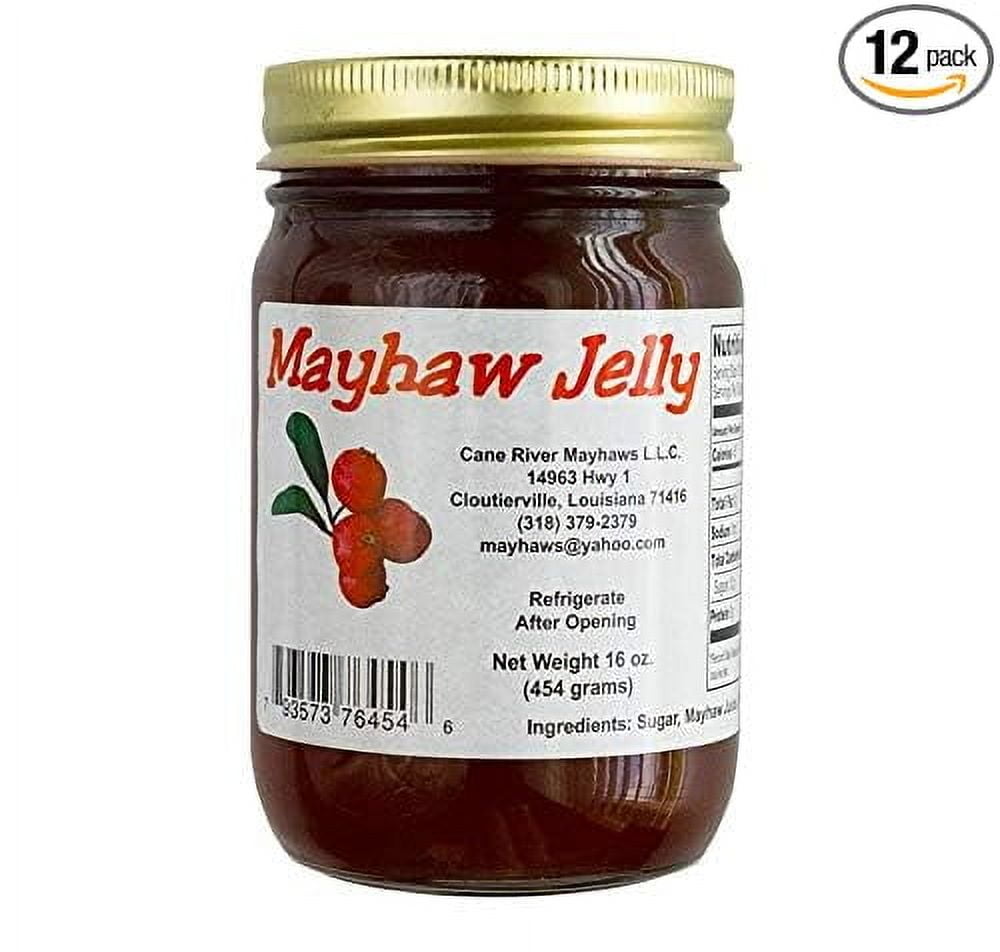 Cane River Mayhaw Jelly 16 ounce (12 Pack)