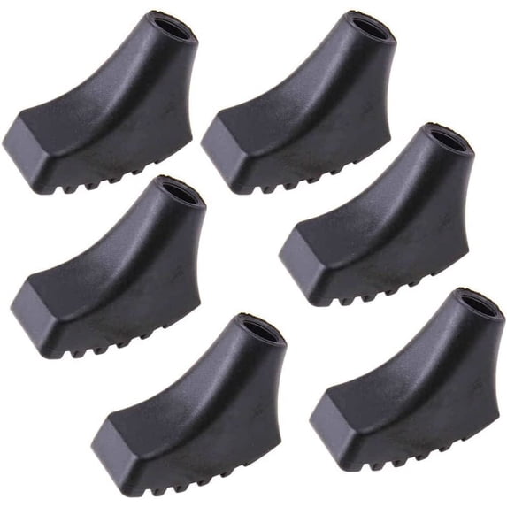 Cane Tip 3/4 inch 6 Support Feet Cane Self Standing Tip, Non-Skid Rubber Walking Cane Tip, Heavy Duty Cane Accessories & Crutches Accessories