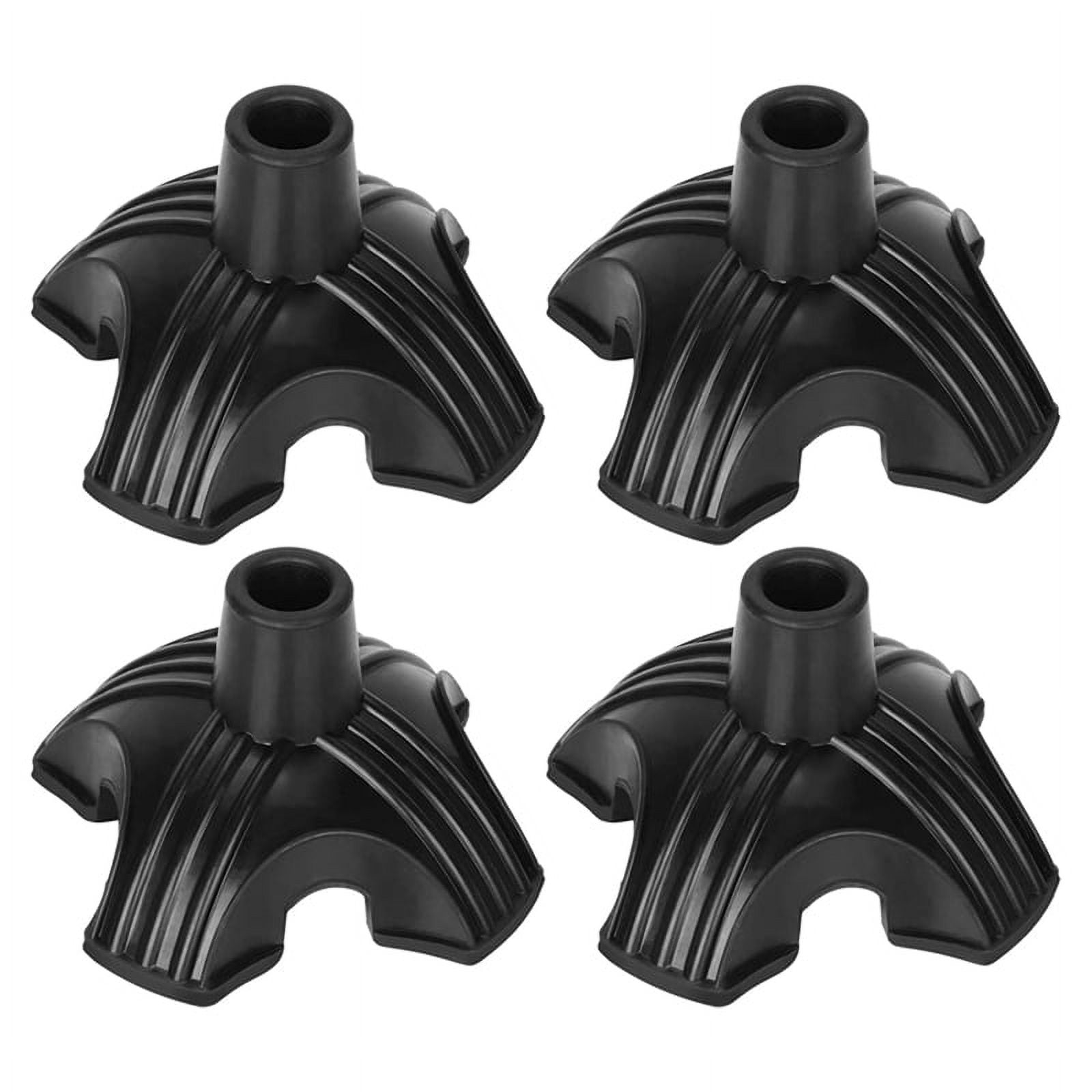 Cane Tip Self-Standing Non-Slip Four-Base 4- Replacement Foot for Cane, Four-Legge rubber00X6096