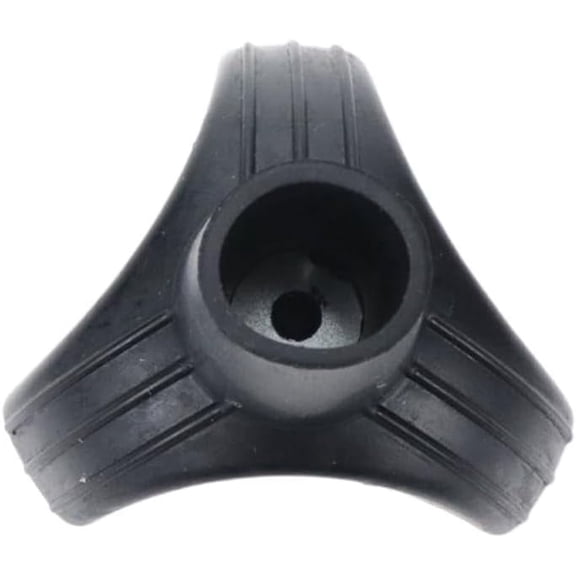 Cane Tip, Self Standing, Quad Rubber Replacement for Walking Canes -Stable Point, Stand for Cane - Universal 3 Leg Attachment for Most Walking Stick