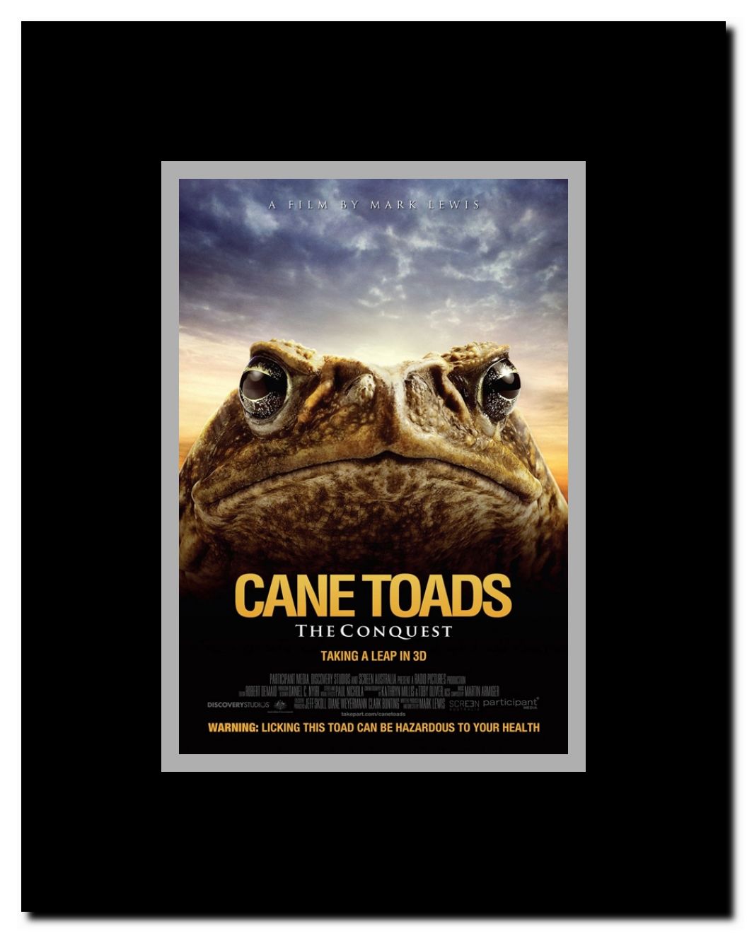 Cane Toads: The Conquest Framed Movie Poster