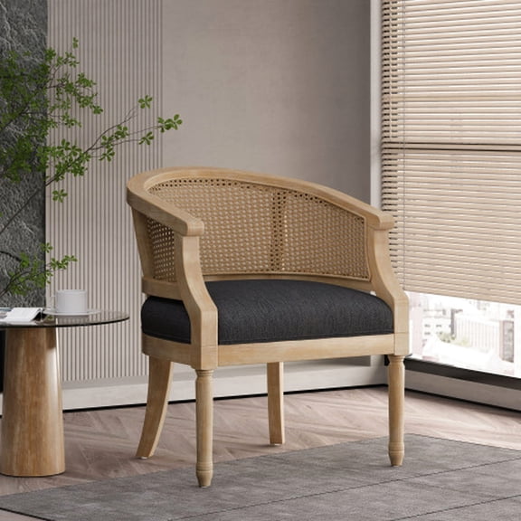 Cane Webbing + Eco-Friendly Material - Add a Touch of Nature to Your Living Space with the Accent Chair