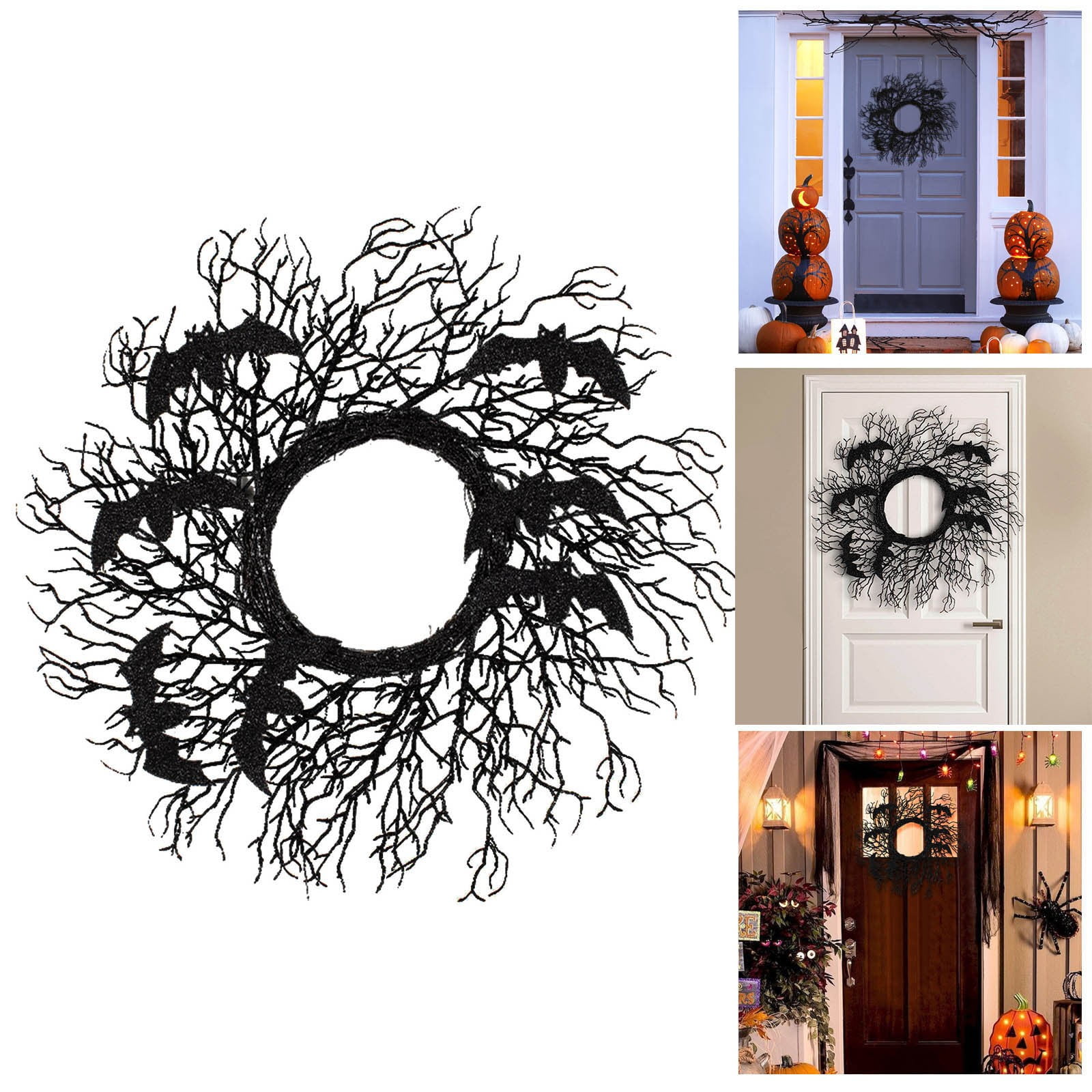 Cane Wreath Porch Decoration Outdoor Outdoor Front Porch Decoration