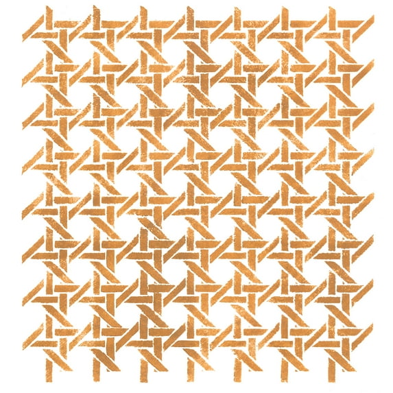 Caned Lattice Wall Stencil SKU #3477 by Designer Stencils